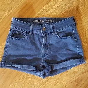 American eagle highrise Jean shorts
